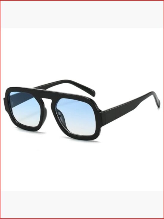 Retro Square Sunglasses UV400 Gradient Shades for Women main image 4